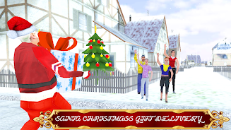 Santa Christmas Gift Delivery Captura de tela 1