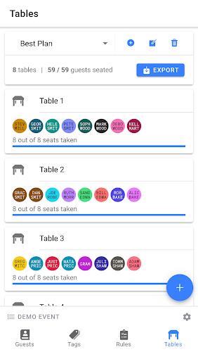 Schermata Table Tailor: Seating Planner 1