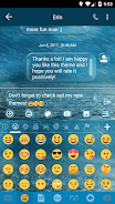 SMS Messages Bubble Rain Theme ဖန်သားပြင်ဓာတ်ပုံ 4