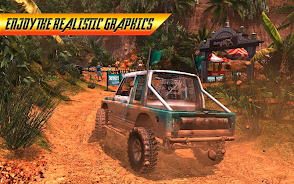 Offroad Jeep Driving Simulator Captura de pantalla 4