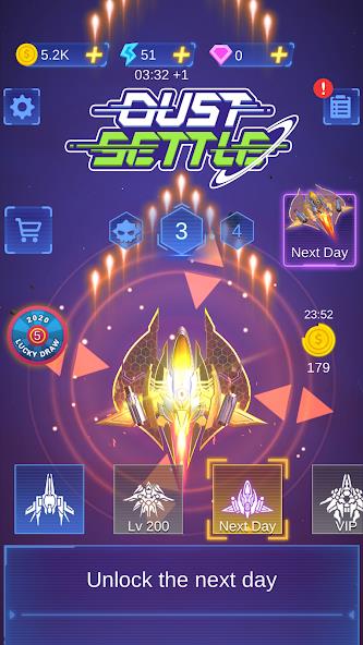 Dust Settle 3D - Galaxy Attack Mod Ảnh chụp màn hình 4