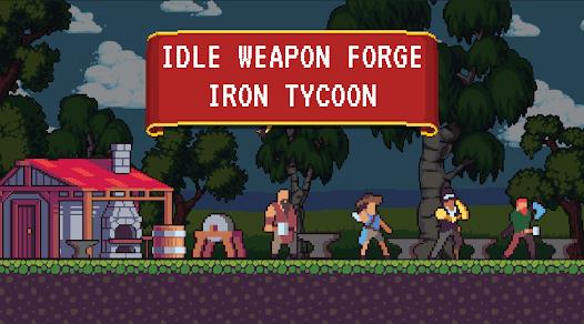 Idle Weapon Forge: Iron Tycoon Mod Capture d'écran 1