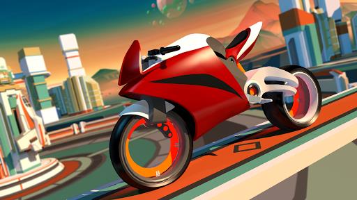 Gravity Rider: Space Bike Race Zrzut ekranu 2