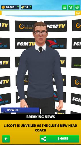 Soccer Club Management 2025 Скриншот 1