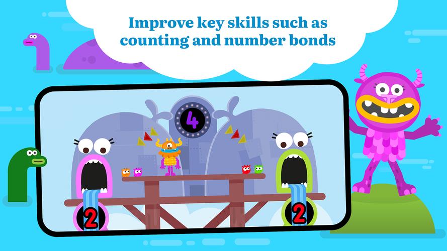 Teach Monster Number Skills Tangkapan skrin 2