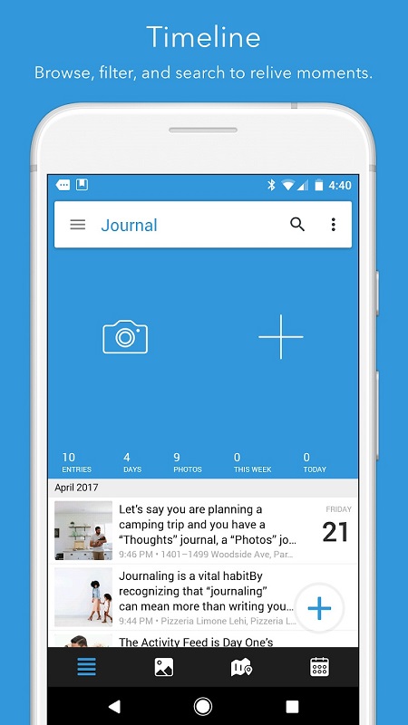 Day One Journal Screenshot 2