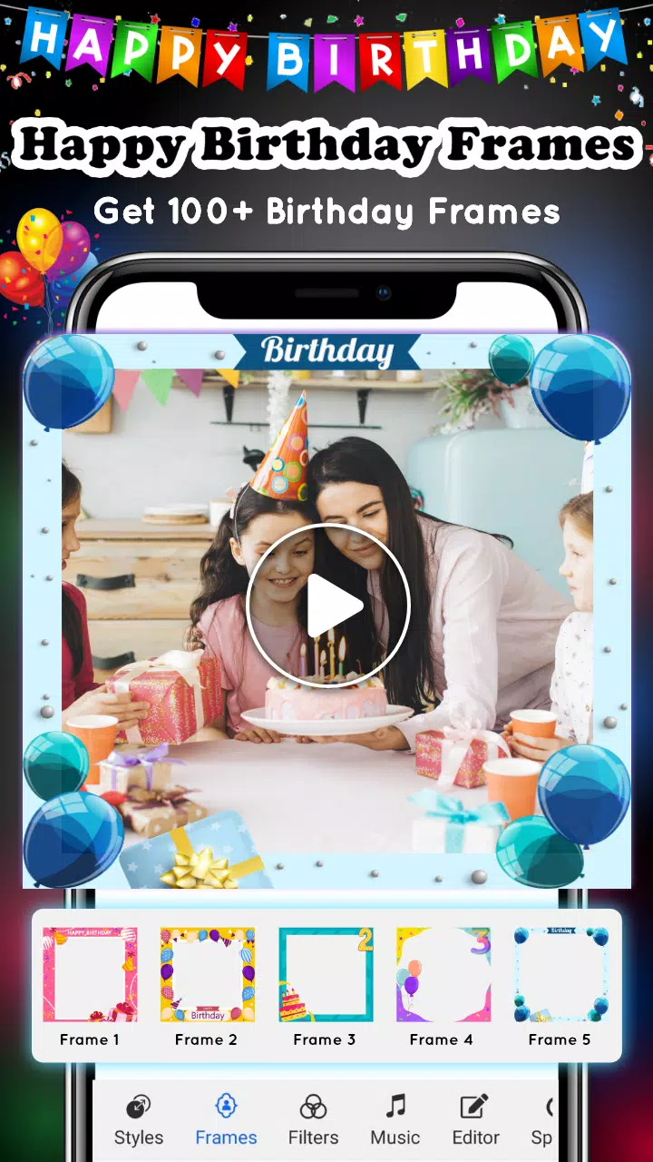 Birthday Video Maker應用截圖第2張