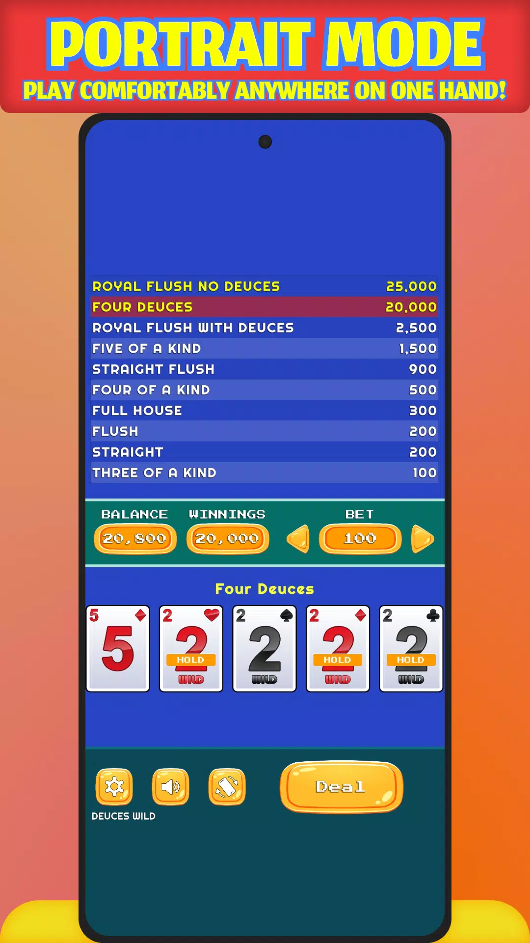 Deuces Wild Ảnh chụp màn hình 1