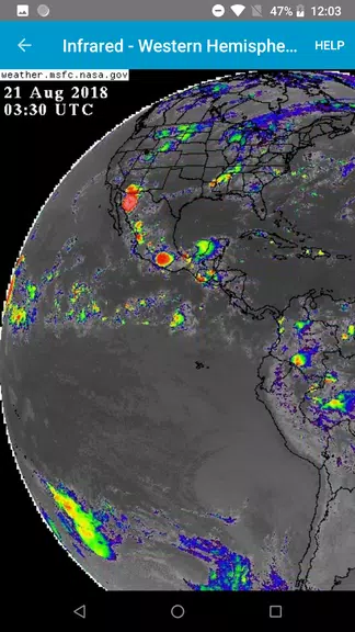 Simple Satellite Weather Loops Schermafbeelding 1