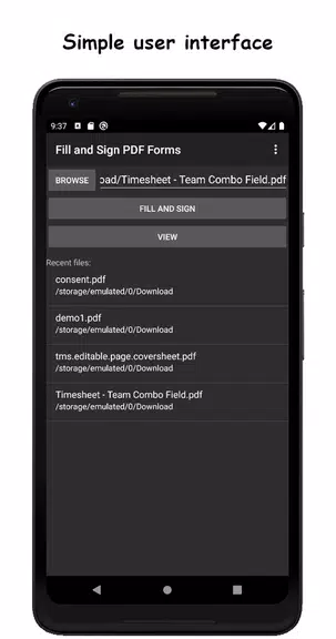 Fill and Sign PDF Forms Screenshot 1