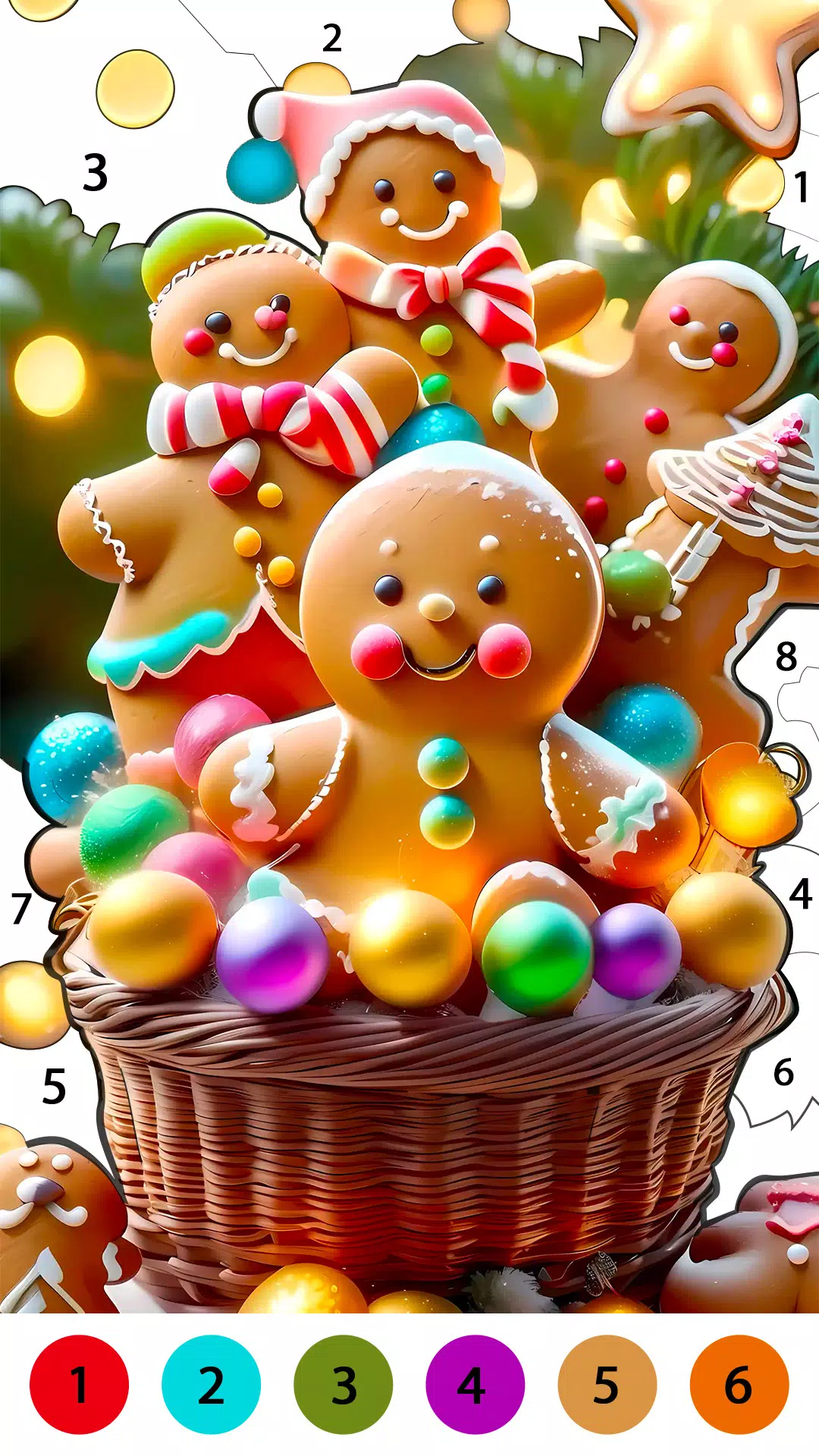 Christmas Cute Coloring Game Screenshot 4