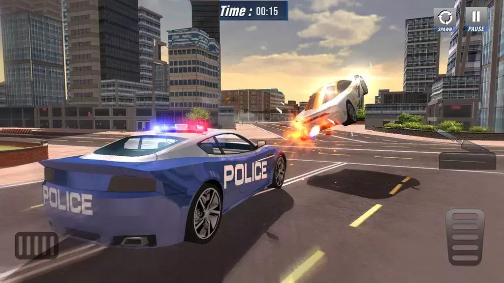 Police Car Sim स्क्रीनशॉट 2