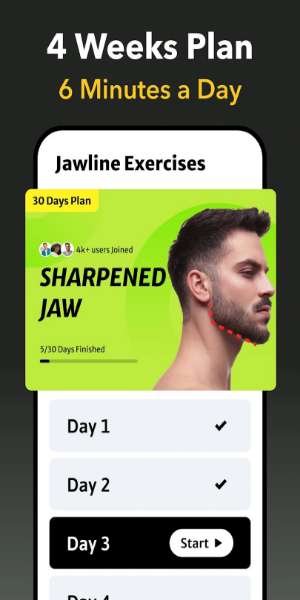 Jawline Exercises - Face Yoga Ảnh chụp màn hình 1