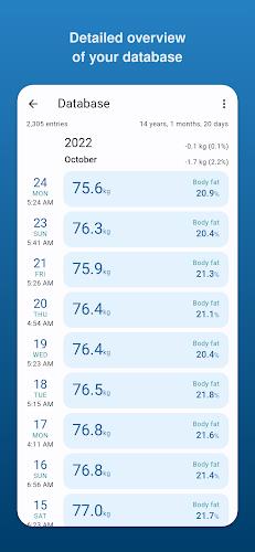 Libra Weight Manager Ảnh chụp màn hình 3