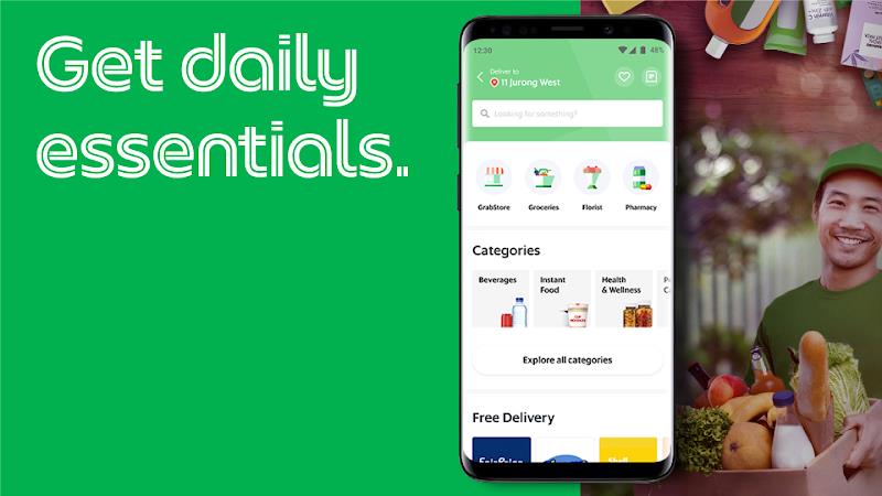 Grab - Taxi & Food Delivery Capture d'écran 4