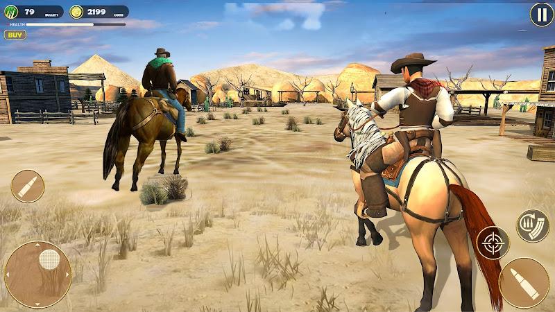 West Cowboy Game : Horse Game Captura de pantalla 3