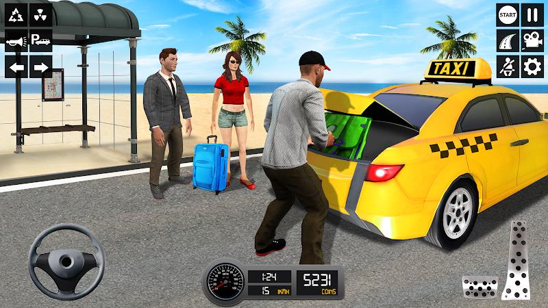 Taxi Simulator 3d Taxi Sim Скриншот 1