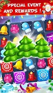 Candy Christmas Match 3 ဖန်သားပြင်ဓာတ်ပုံ 4