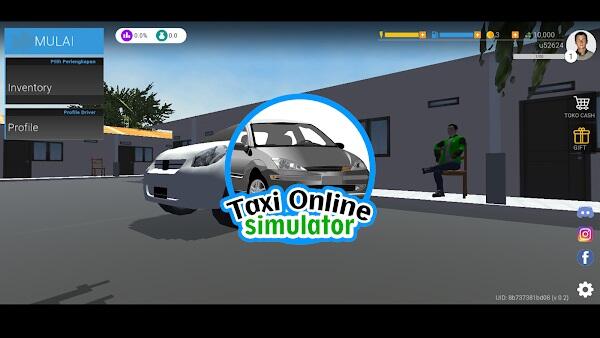 Taxi Online Simulator ID স্ক্রিনশট 1