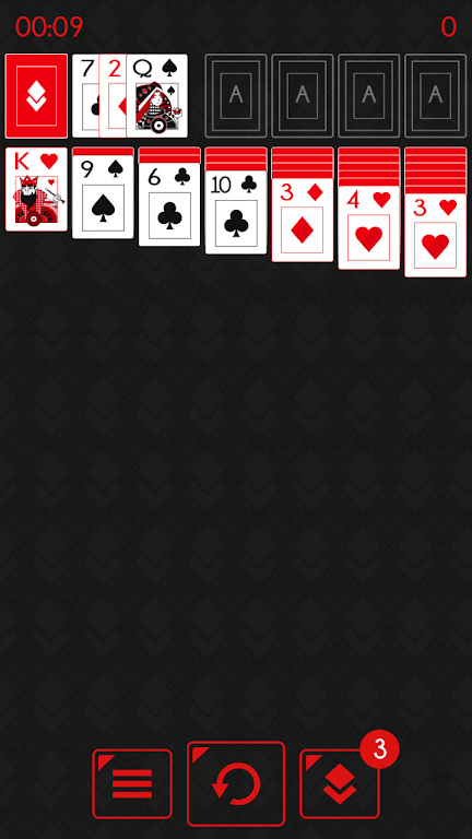 Solitaire - Klondike Redstone スクリーンショット 2