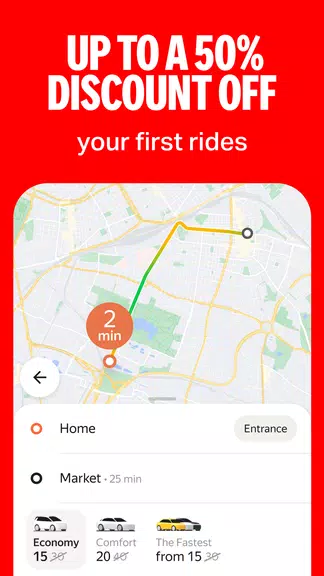 Yango — different from a taxi Schermafbeelding 2