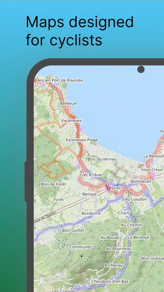 World Bike Map: GPS Navigation Ảnh chụp màn hình 2