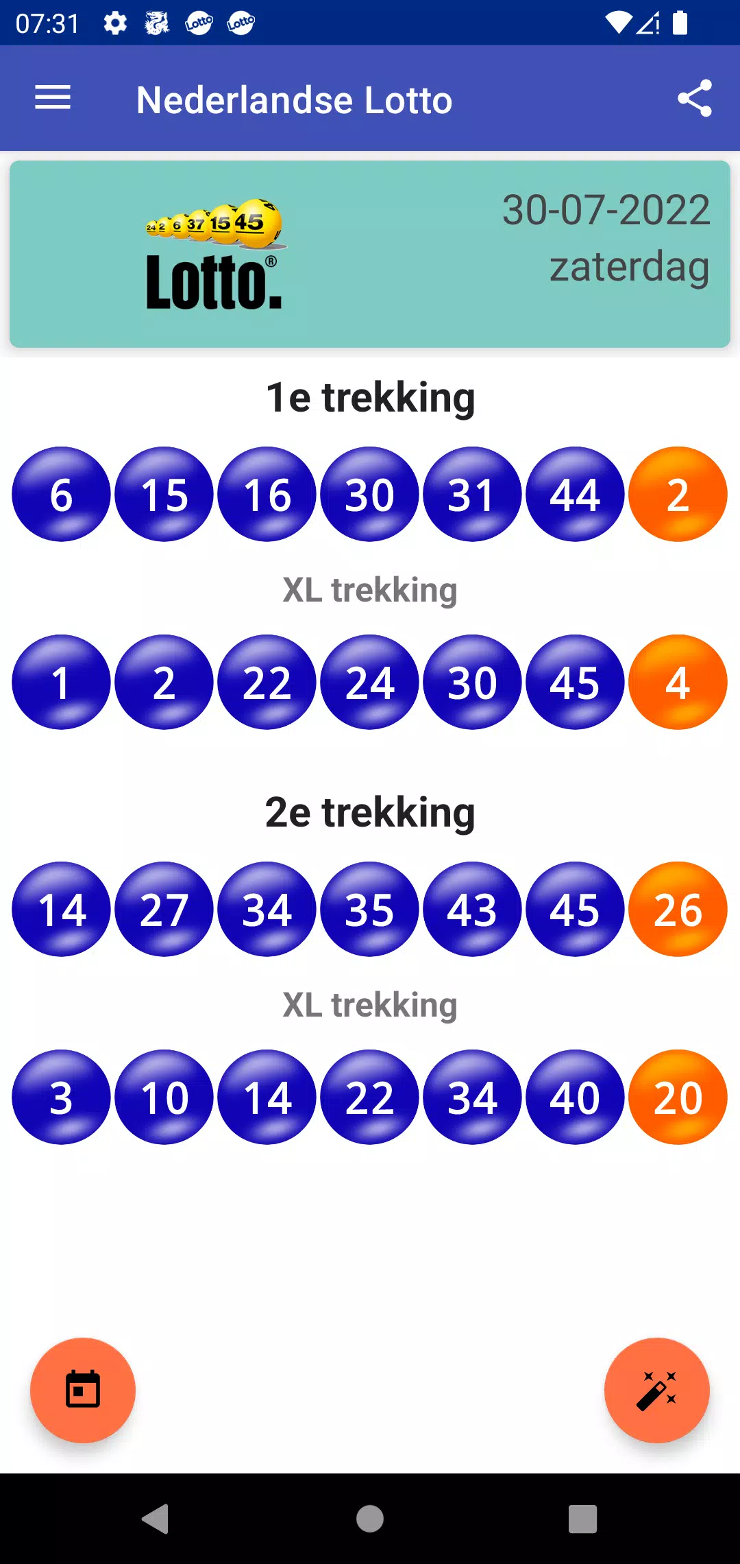 Nederlandse Lotto Voorspelling ภาพหน้าจอ 1