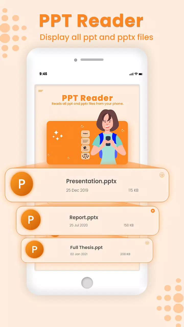 PPT Viewer: Reads PPTX ဖန်သားပြင်ဓာတ်ပုံ 1