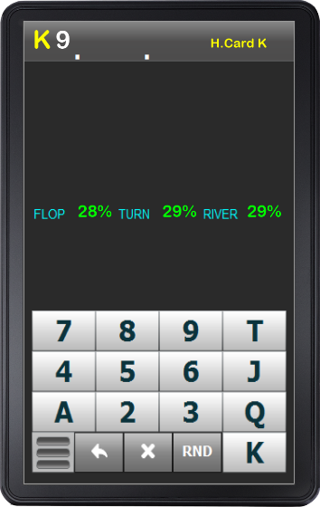 Schermata Rocker Poker Calculator II Free 2