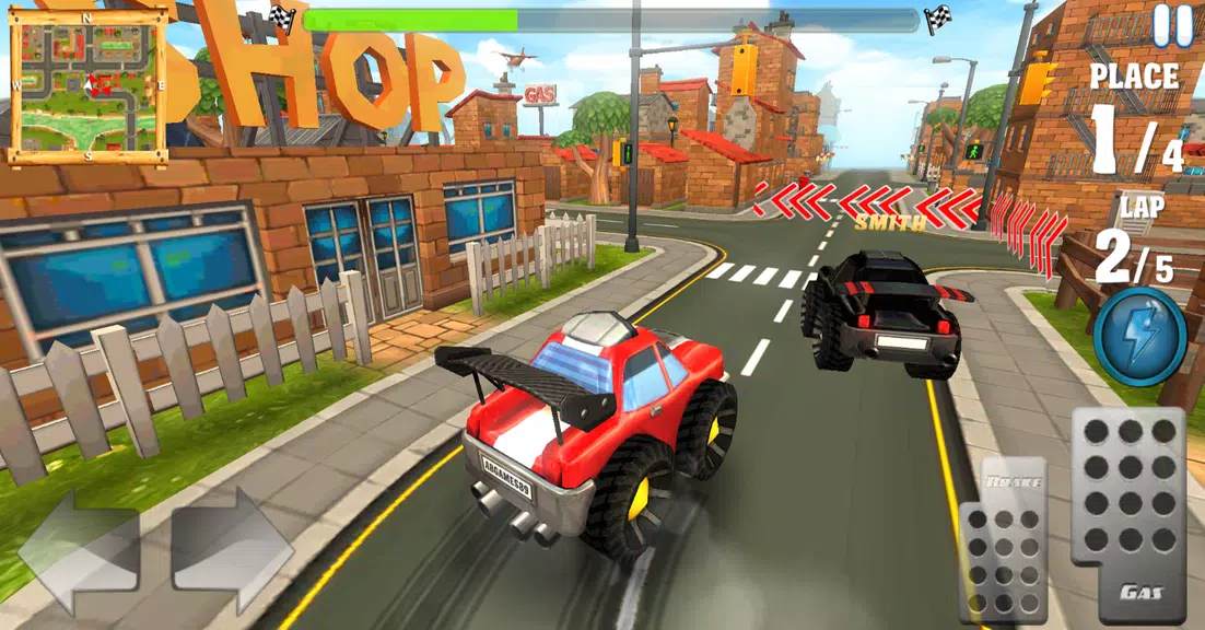 Cartoon Hot Racer 3D Captura de pantalla 4