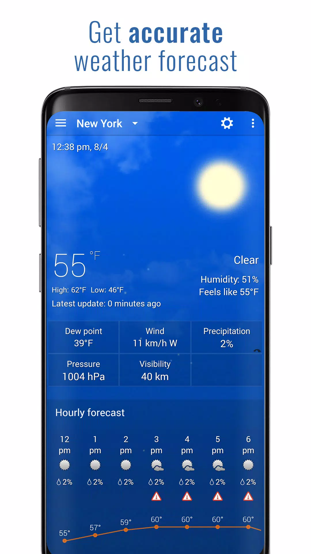 3D Sense Clock & Weather Ekran Görüntüsü 3