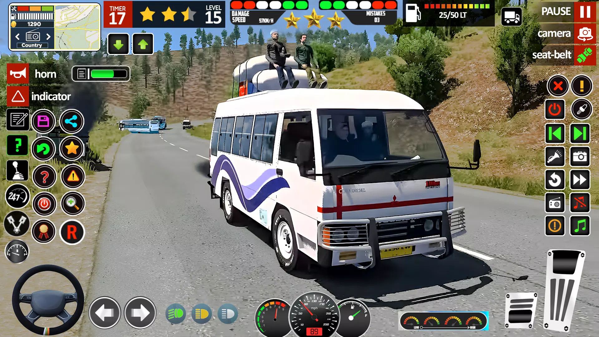 Mini Bus Game: Bus Driving 3D Ekran Görüntüsü 2