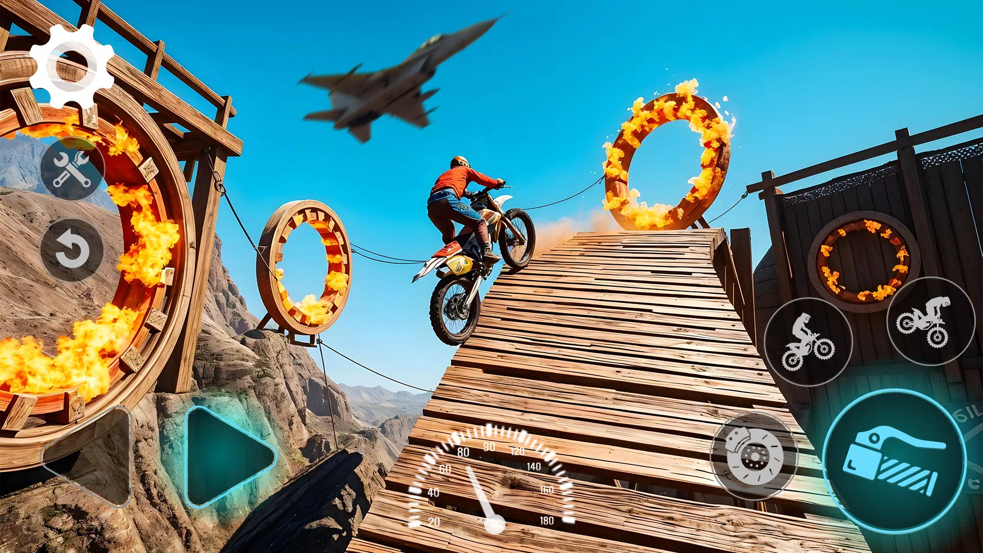 Stunt Bike Racing Challenge 3D Ảnh chụp màn hình 3