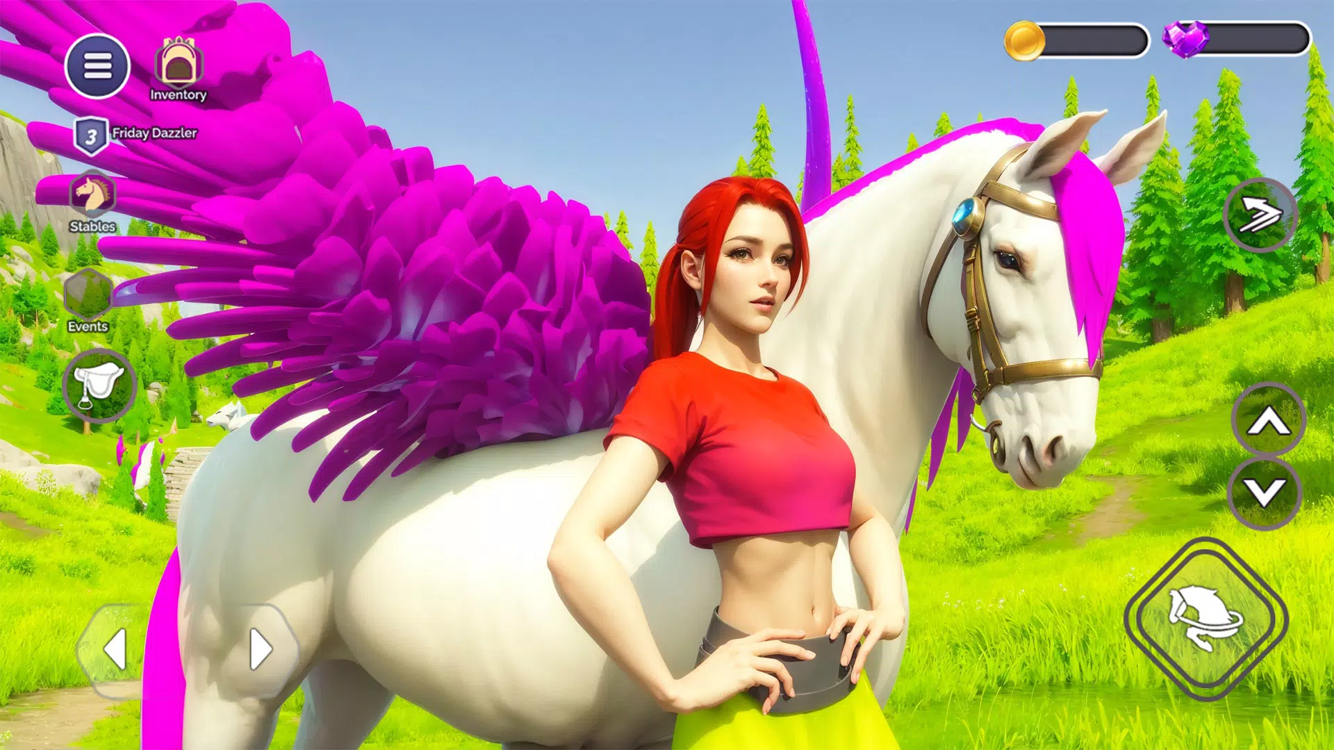 My Flying Unicorn Horse Game Capture d'écran 1