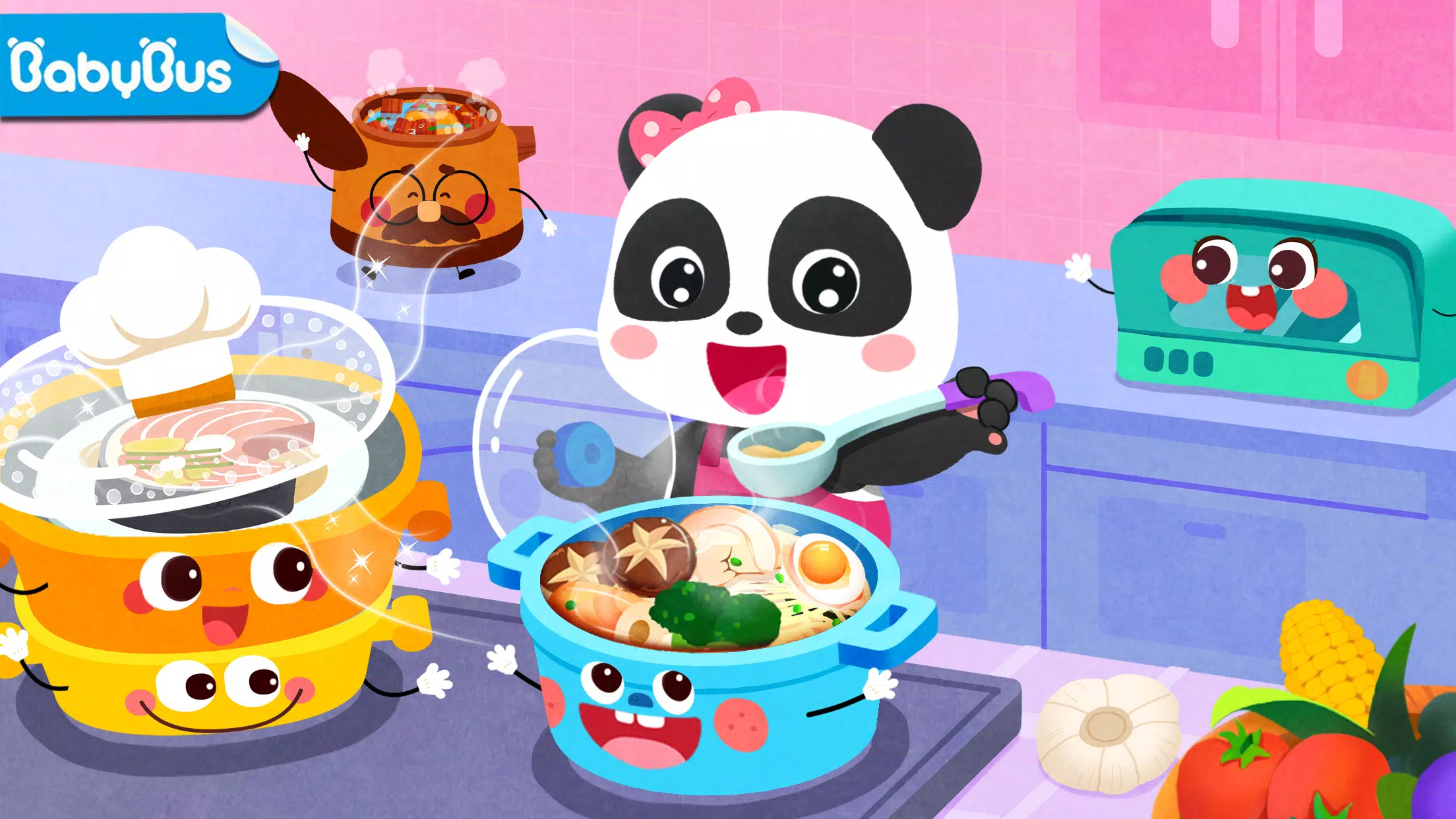 Baby Panda's Kitchen Party Captura de pantalla 1