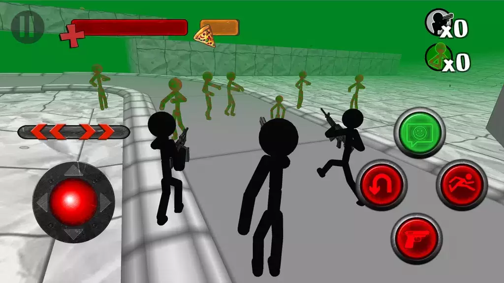 Stickman Zombie 3D ภาพหน้าจอ 3