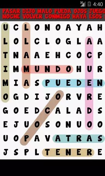 Word Search multilingual Captura de tela 4