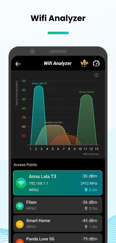 Speed Test & Wifi Analyzer Zrzut ekranu 3