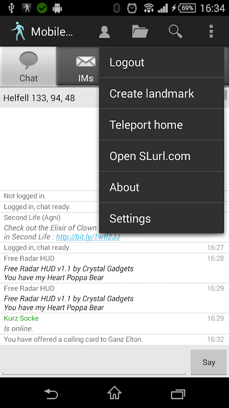 Mobile Grid Client ဖန်သားပြင်ဓာတ်ပုံ 1