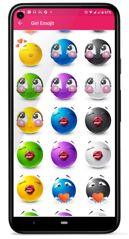 Kiss Me Love Stickers: Kiss Me Wallpaper Tangkapan skrin 2