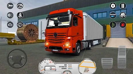 Euro Cargo Truck Simulator Pro Schermafbeelding 1