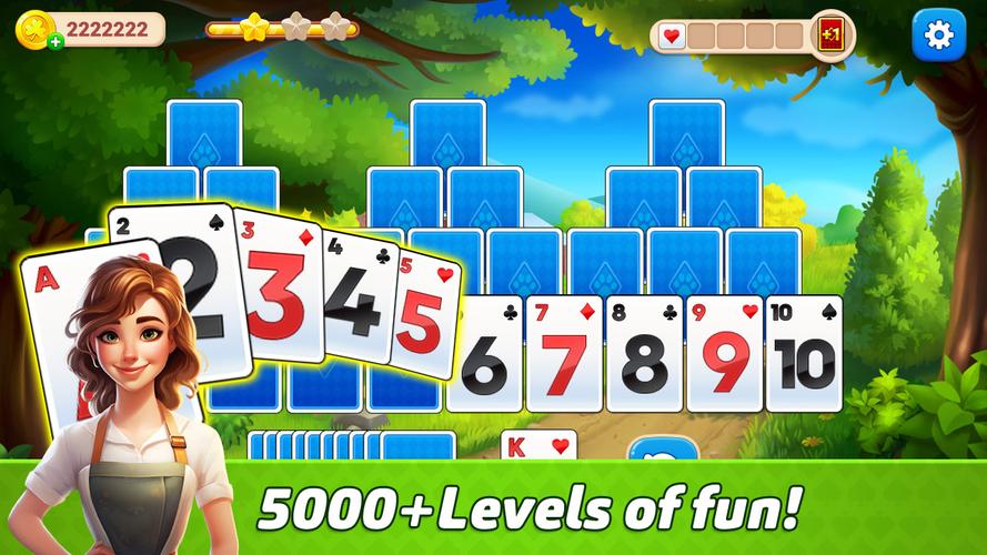 TirPeaks Solitaire Dessert Captura de pantalla 1