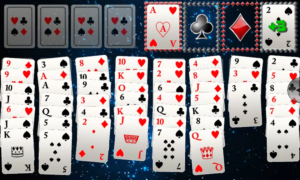 Ultimate FreeCell Solitaire 3D Capture d'écran 3