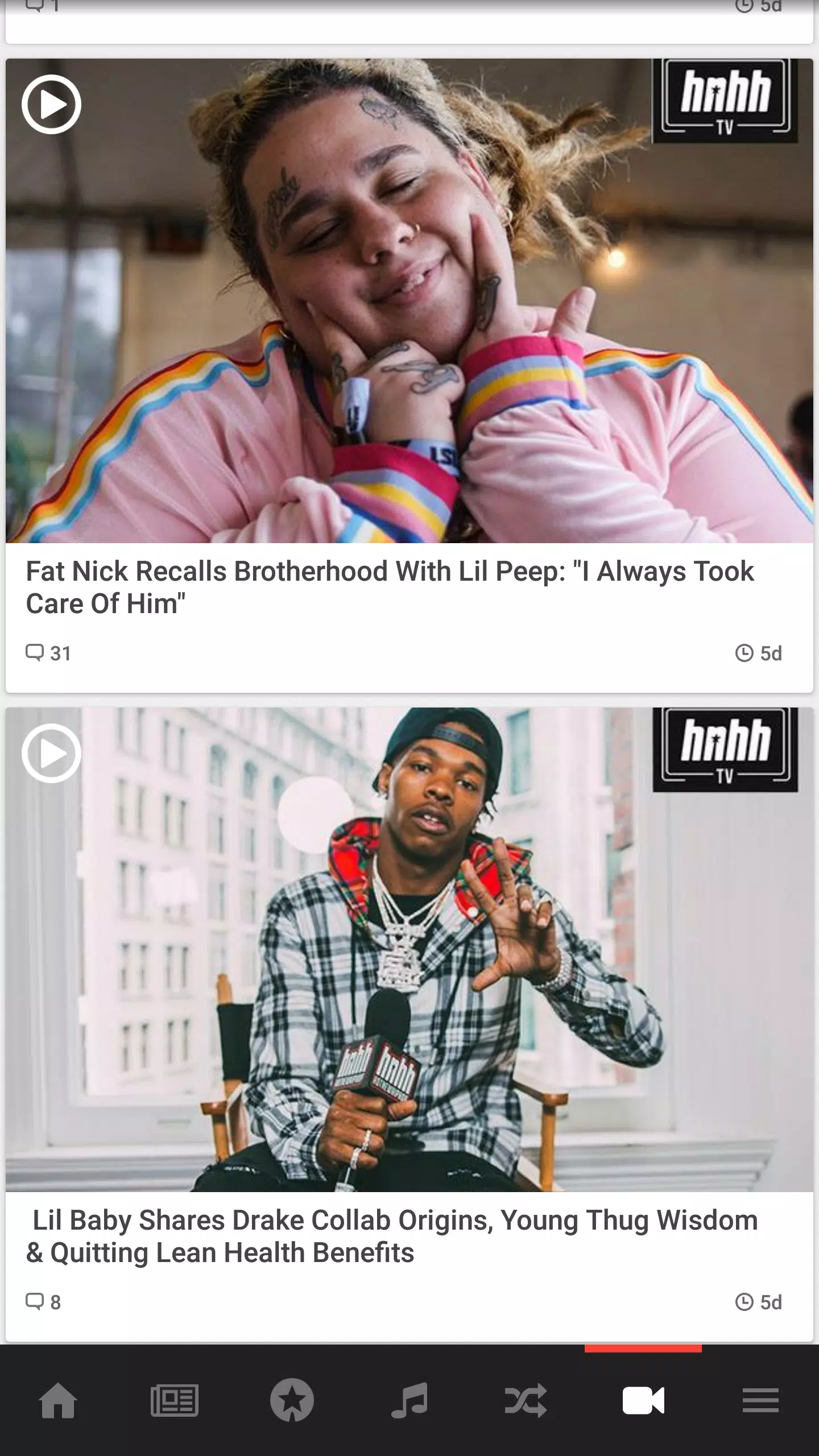 Hotnewhiphop HNHH Schermafbeelding 1