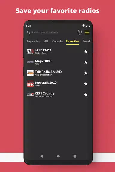 Radio Canada: Online FM Radio Schermafbeelding 2