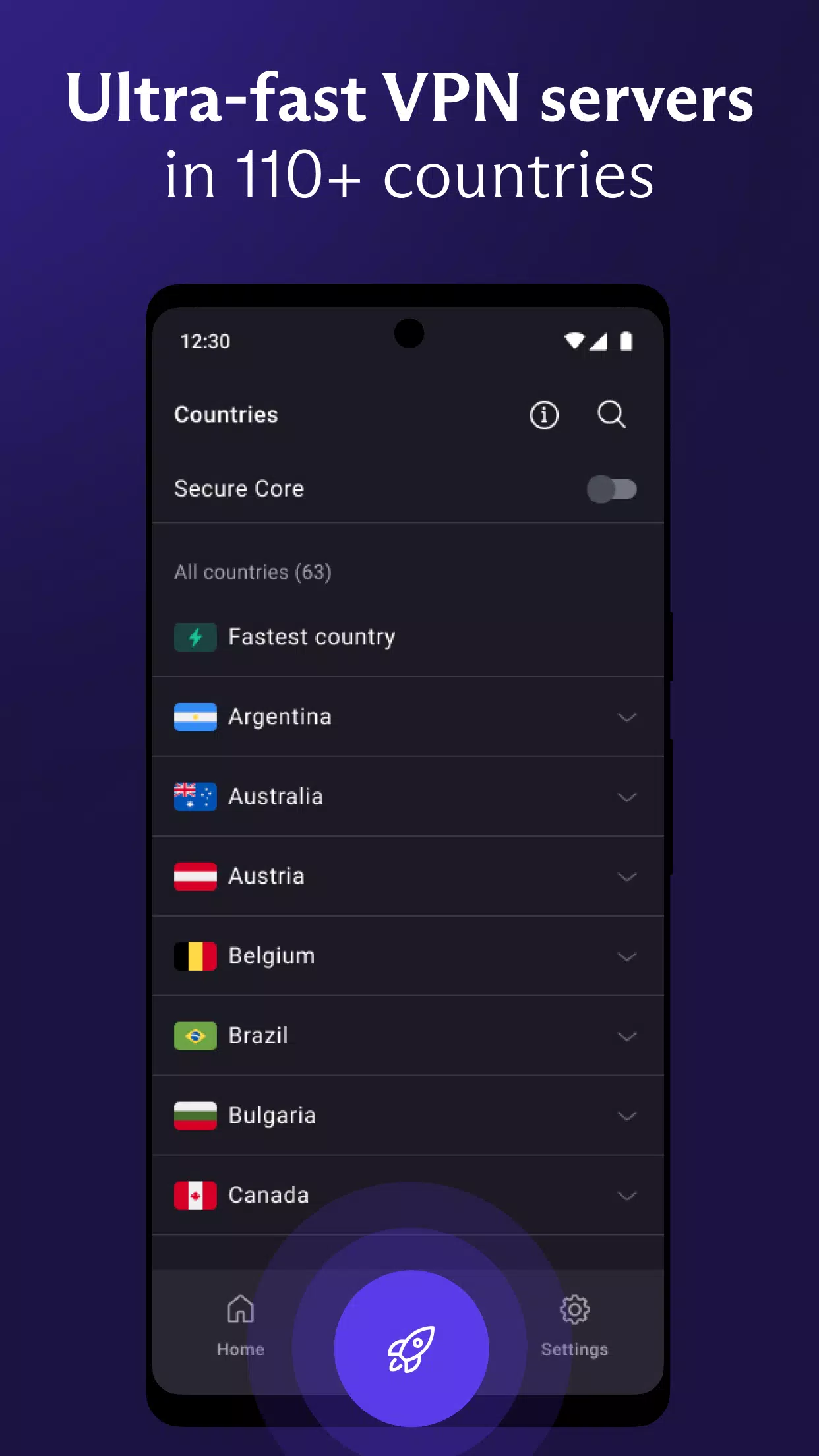 Proton VPN: Sicheres VPN Screenshot 3
