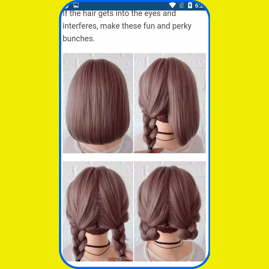 Hairstyles for short hair 2023 स्क्रीनशॉट 2