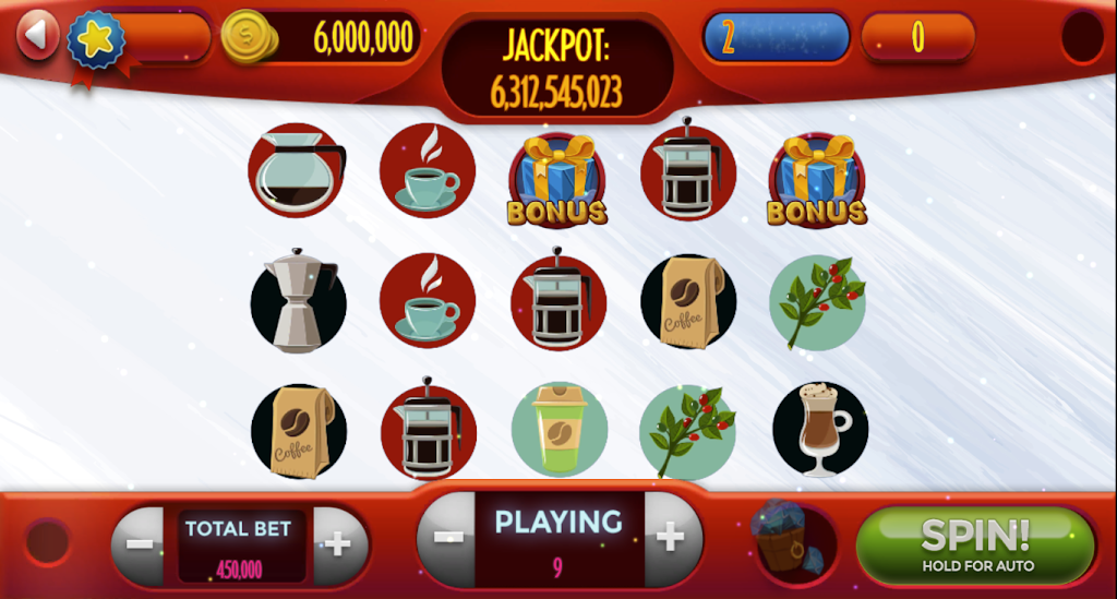 Coffee-Slot Machine Games Tangkapan skrin 1