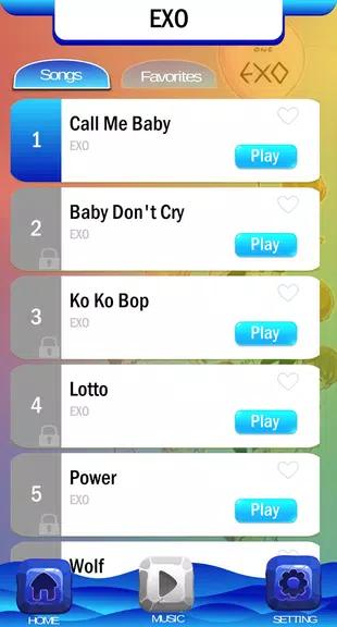 EXO Chibi Piano Tiles Ekran Görüntüsü 2