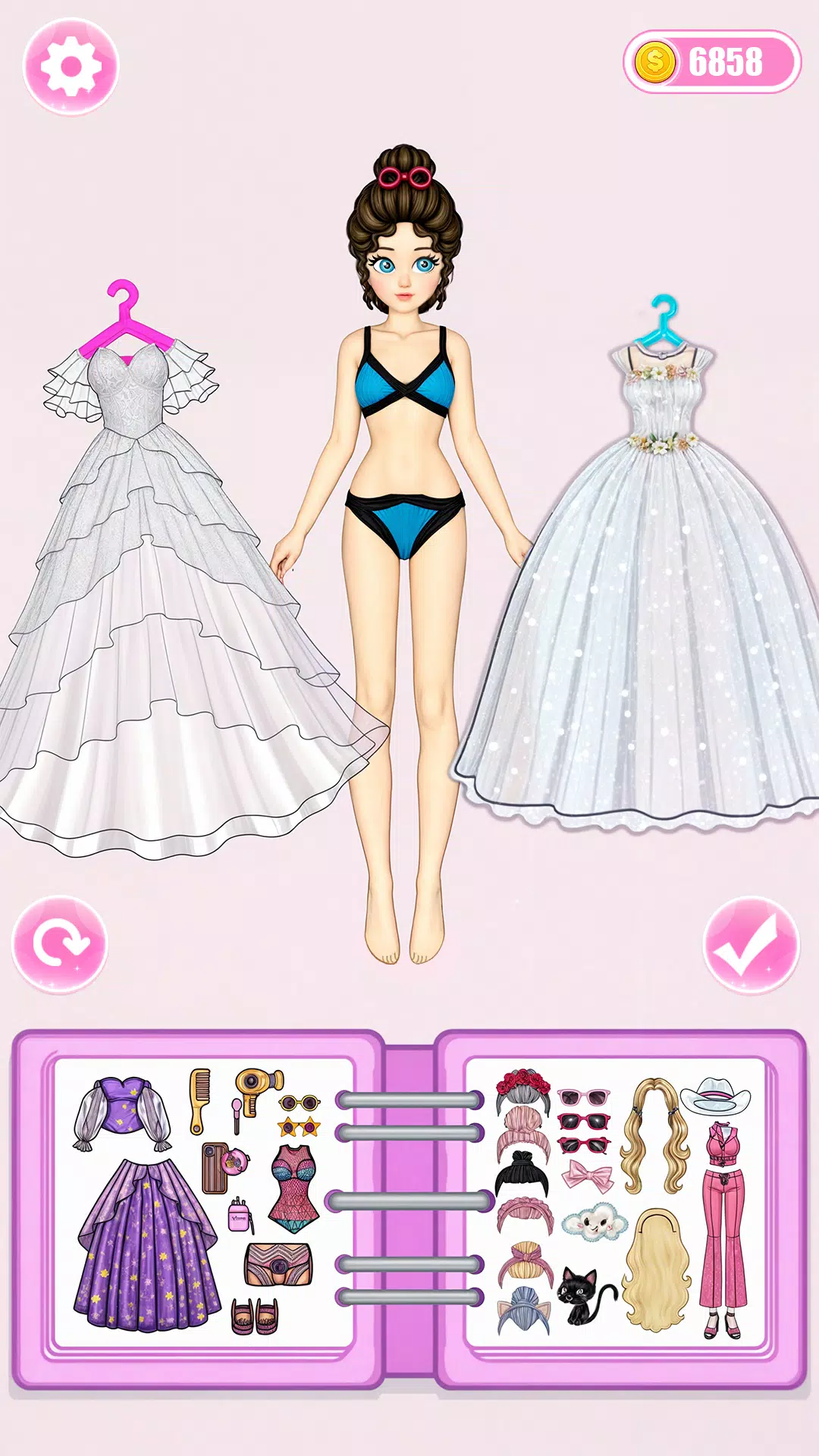 Paper Doll: Dress Up DIY Game Capture d'écran 2